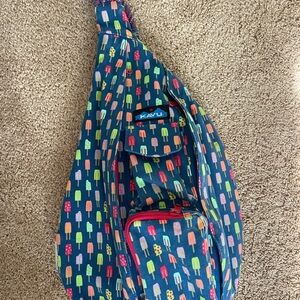 Kavu Sling Bag with Multicolor Popsicle Design